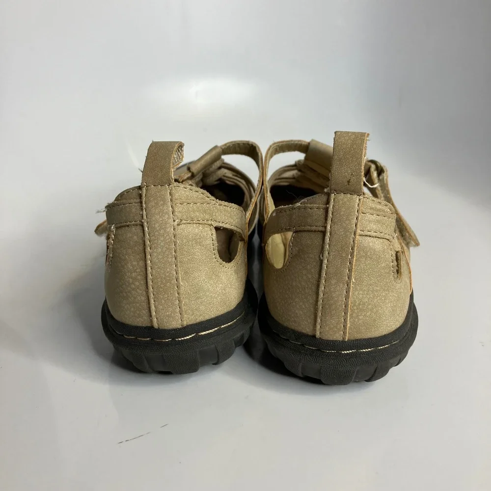 JBU‎ by Jambu Juliet tan casual shoes flats slip on faux leather women's size 7